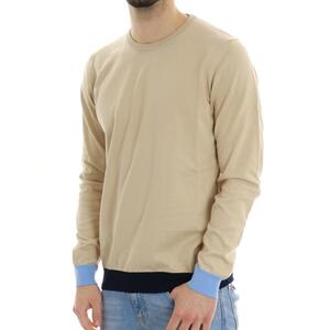 MAGLIA CON CONTRASTI +39MASQ SABBIA